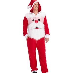Tipsy Elves Men's Santa's Close Up Jumpsuit Size 2XL2XL